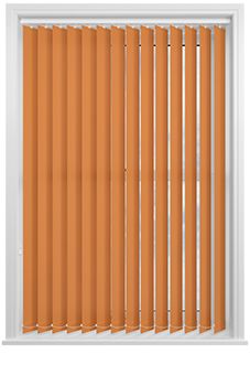 Roma, Sherbert Orange - Vertical Blind